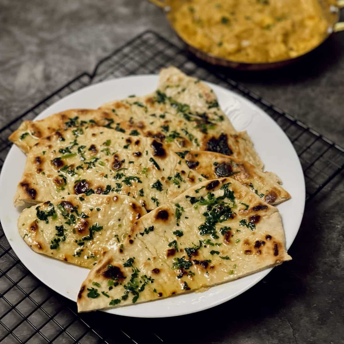 Easy Garlic Naan (without Yeast) — Love Incredible Recipes